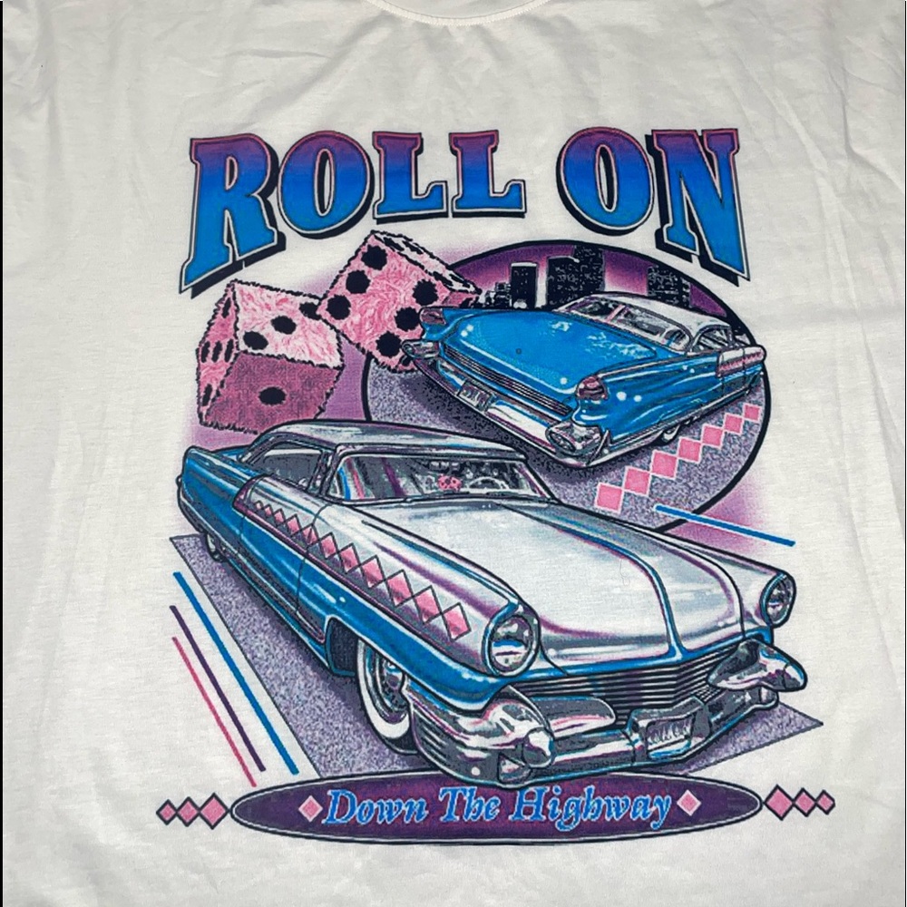 ♥︎ “Roll On” SHEIN tShirt ♥︎